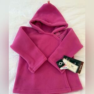 Widgeon NWT Pink Hooded Fleece Jacket